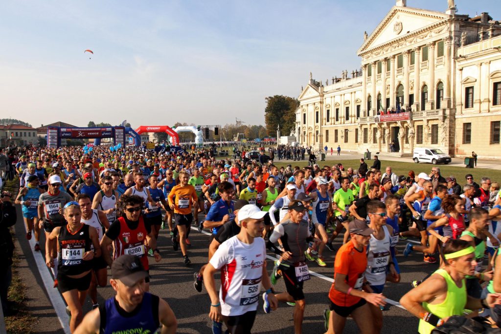 Partenza Venice Marathon - Villa Pisani