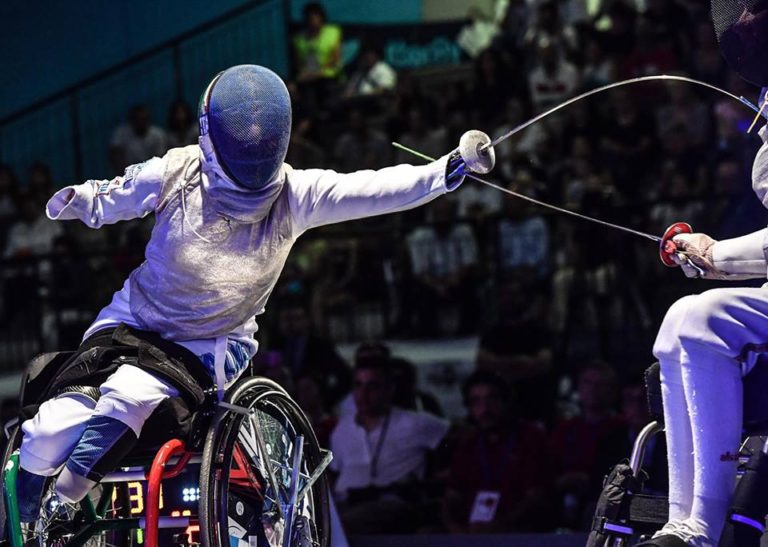 Bebe Vio in azione a Terni 2018 - ph. Federscherma