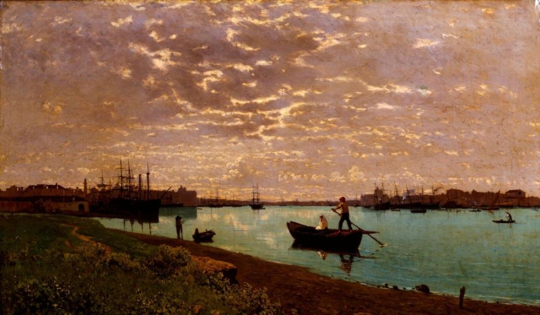 Guglielmo Ciardi, "Il Canale della Giudecca"