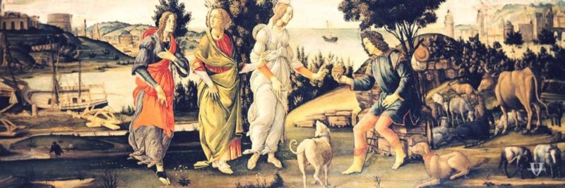 Il Giudizio di Paride di Botticelli