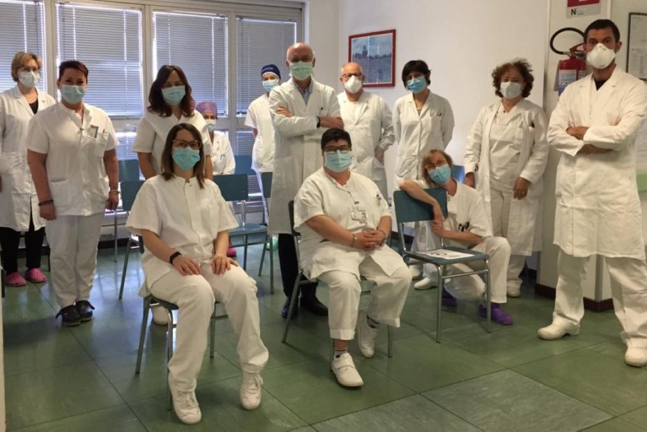 L equipe del reparto di Oculistica di Dolo