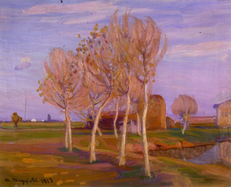 Umberto Moggioli Autunno a Treporti, 1912 Olio su tela 54 x 68,3 cm