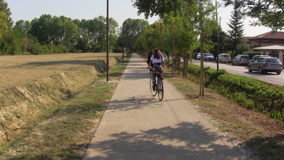 Completata la ciclabile di Zelarino. Una nuova struttura viaria per la città