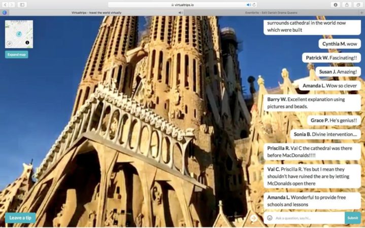 Virtual trip Barcellona