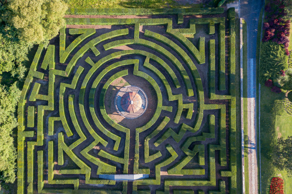 Parco Sigurta labirinto di bossi