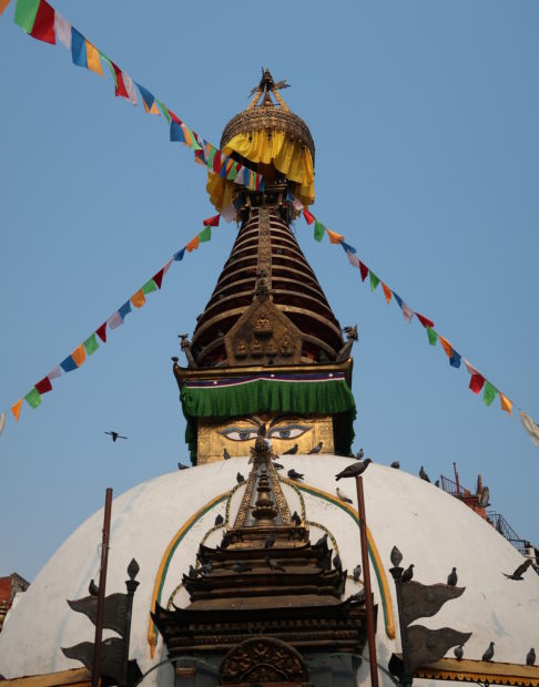 Nepal Katmandu, stupa del cortile di Katesimbhu
