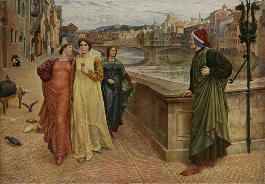 Dante vede la sua amata Beatrice 1280