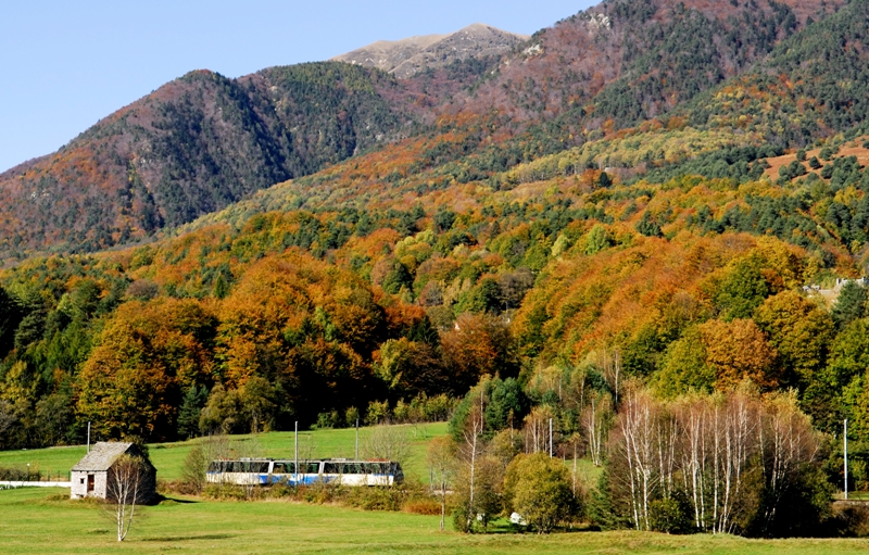 Ferrovia Vigezzina Centovalli autunno 