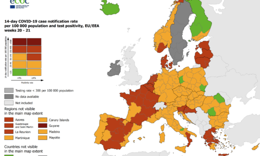 Covid: Molise prima regione d'Italia verde secondo la mappa Ue