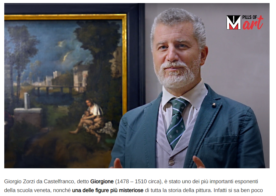 Giorgione: quando arte e scienza dialogano insieme 
