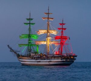 L'Amerigo Vespucci porta il Made in Italy nel mondo