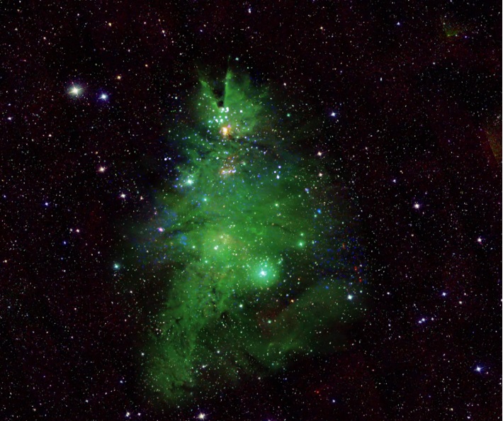 L'albero di Natale cosmico della NASA