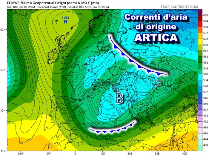 Meteo: dopo l’Epifania arriverà il freddo