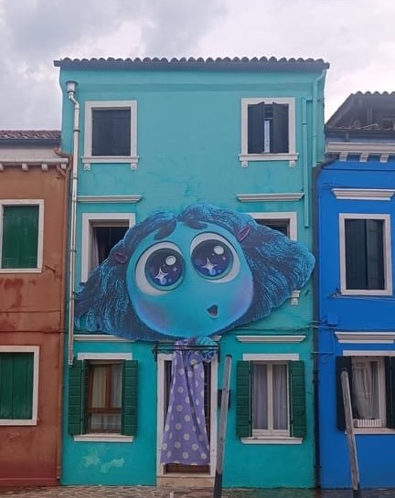 Inside Out 2: i colori di Burano per il lancio del film in Italia